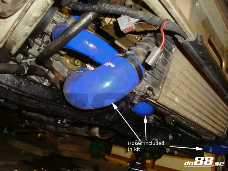 SAAB 9000 Turbo (91–98) Tryckslangar Blå