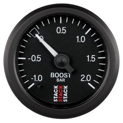 STACK 52 mm Mekanisk Turbotrycksmätare -1,0 till +2,0 bar
