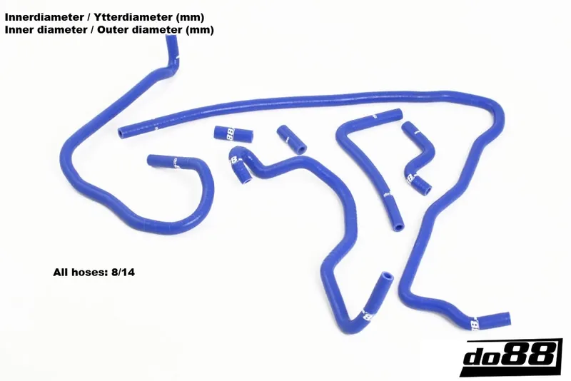 Vakuumslangar Audi S3 1.8T (99–01) Blå