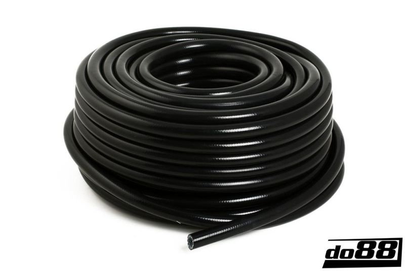 Silikonslang Armerad Svart 0,75´´ (19mm)
