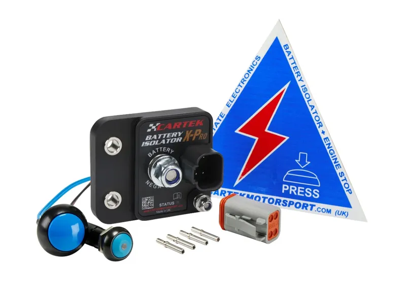 CARTEK Battery Isolator X-Pro Komplett Kit med brytare