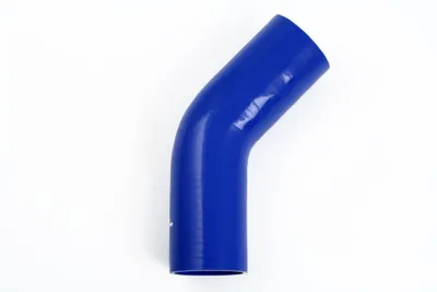 Silikonslang Blå 45 grader 2,56’’ (65mm)