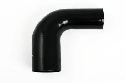 Silikonslang Svart 90 grader 2,5–3’’ (63–76mm)