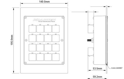 CARTEK RETRO Power Distribution Panel – 16
