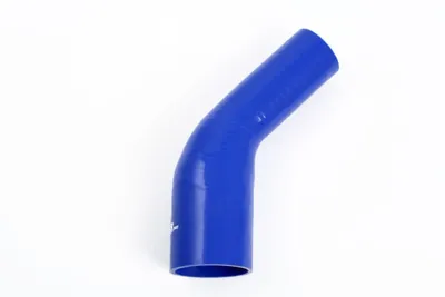 Silikonslang Blå 45° 2,375–2,5" (60–63 mm)