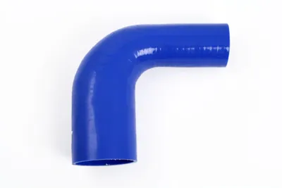 Silikonslang Blå 90° 2,375–3,25" (60–83 mm)