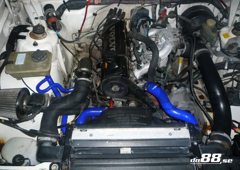 Kylarslangkit Volvo 700/940 Turbo Svart