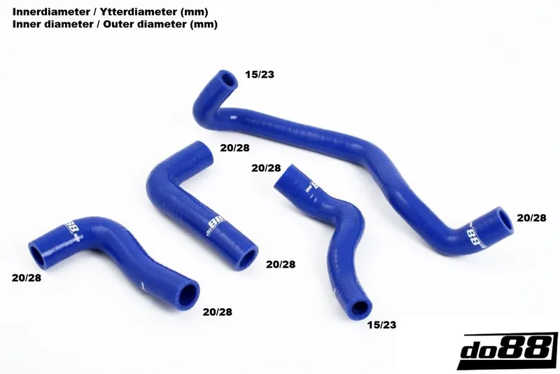 Volvo C30/C70/S40/V50 Turbo (04–13) Värmepaketslangar Svart
