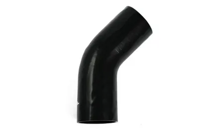 Silikonslang Svart 45° 4" (102 mm)