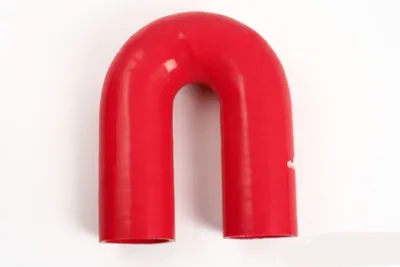 Silikonslang Röd 180° 1" (25mm)