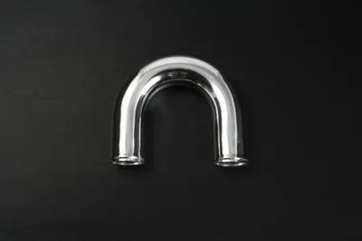 Aluminiumrör 180° 2,25" (57mm)