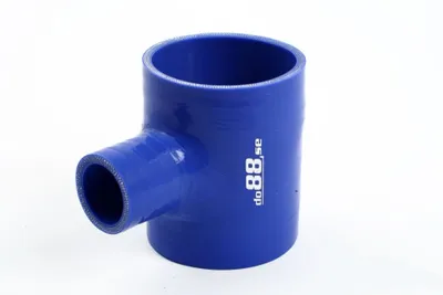 Silikonslang Blå T 3’’ + 1’’ (76mm+25mm)