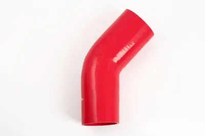 Silikonslang Röd 45° 3,5" (89mm)