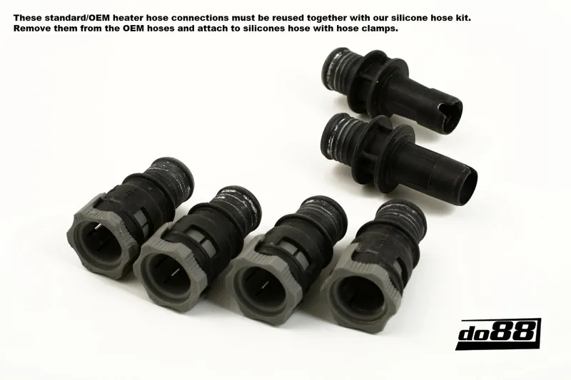 Volvo C30/C70/S40/V50 Turbo (04–13) Värmepaketslangar Blå