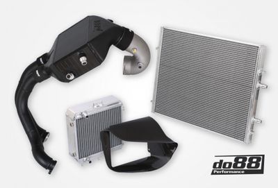 BigPack BMW F8X M3 M4, Intercooler + Tryckrör + Vattenkylare