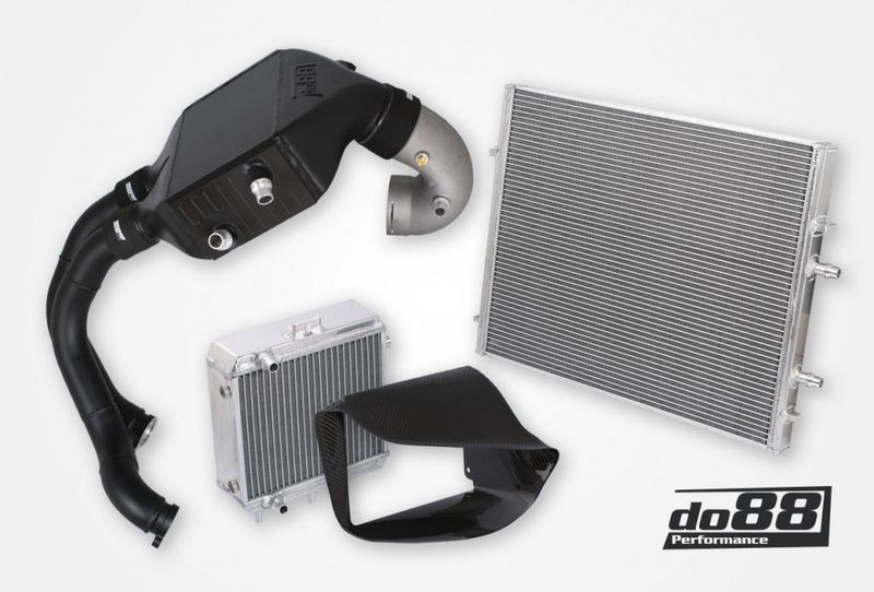 BigPack BMW F8X M3 M4, Intercooler + Tryckrör + Vattenkylare