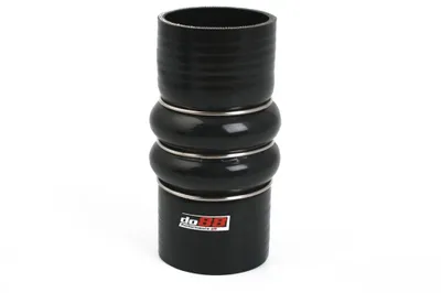 Silikonslang Svart Flexkoppling 2-Steg 2,75" (70mm)