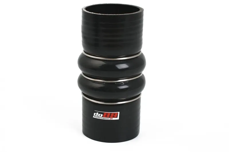 Silikonslang Svart Flexkoppling 2-Steg 2,75" (70mm)