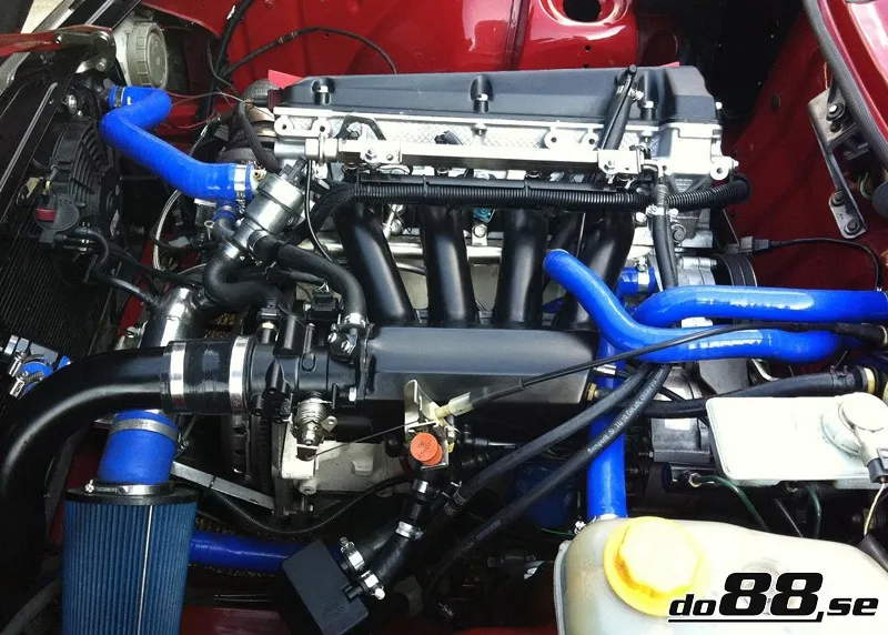 Kylarslangkit SAAB 900 Turbo 16 (84–93) Svart