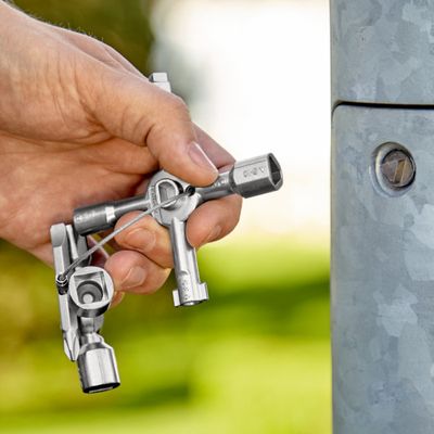 KNIPEX TwinKey® Fastighetskötarnyckel