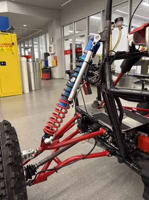 Fjäderbensgivare Linjär 0–100 mm