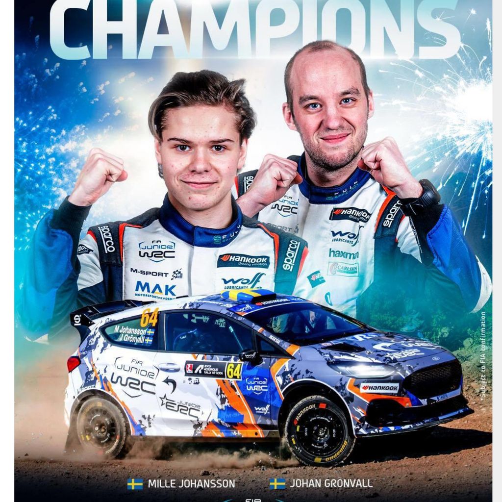 Trendab stolt samarbetspartner till Mille och Johan Juniorvärldsmästare