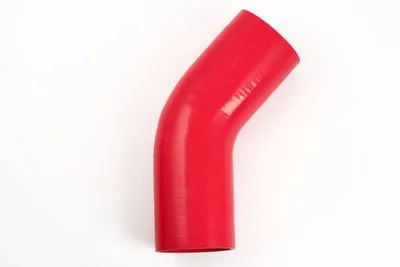Silikonslang Röd 45° 4" (102mm)