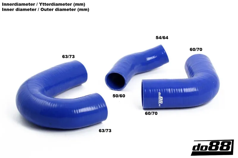 Volvo S40/V40 2.0T/T4 98–04 Tryckslangar Röd