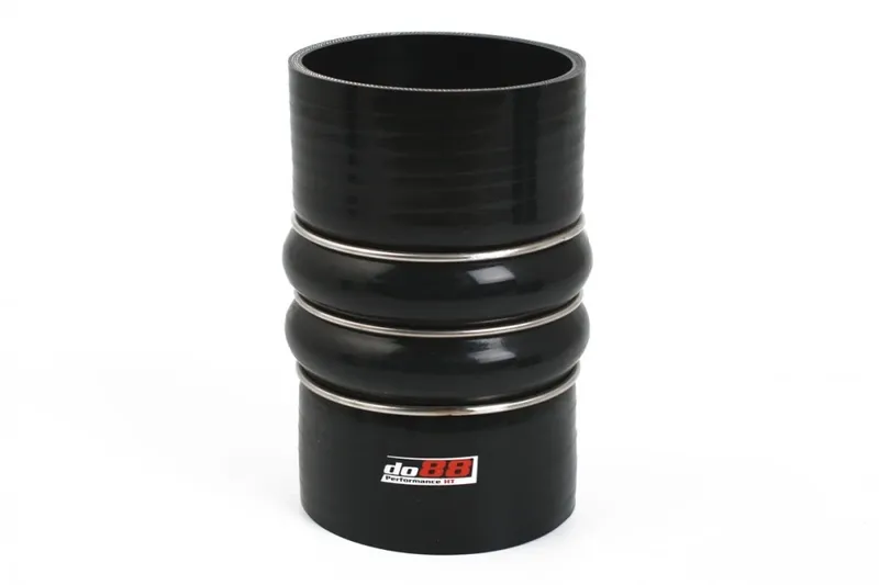 Silikonslang Svart Flexkoppling 2-Steg 3,25" (83mm)