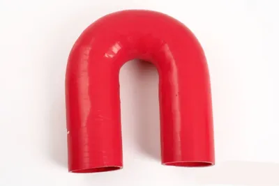 Silikonslang Röd 180° 2,75" (70mm)