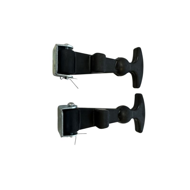 Gummistroppar 120 mm Svart