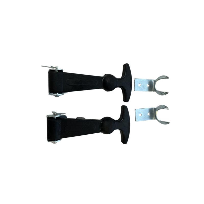 Gummistroppar 120 mm Svart