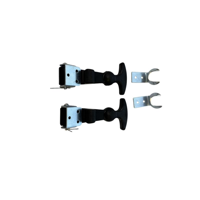 Gummistroppar 120 mm Svart