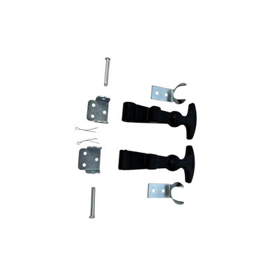 Gummistroppar 120 mm Svart