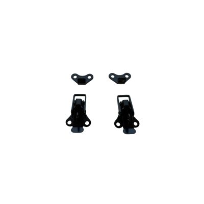 Låsbart panel-lås 42 mm Svart 2-pack