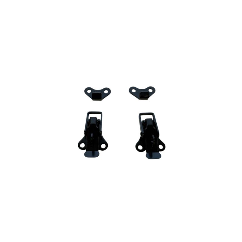 Låsbart panel-lås 42 mm Svart 2-pack