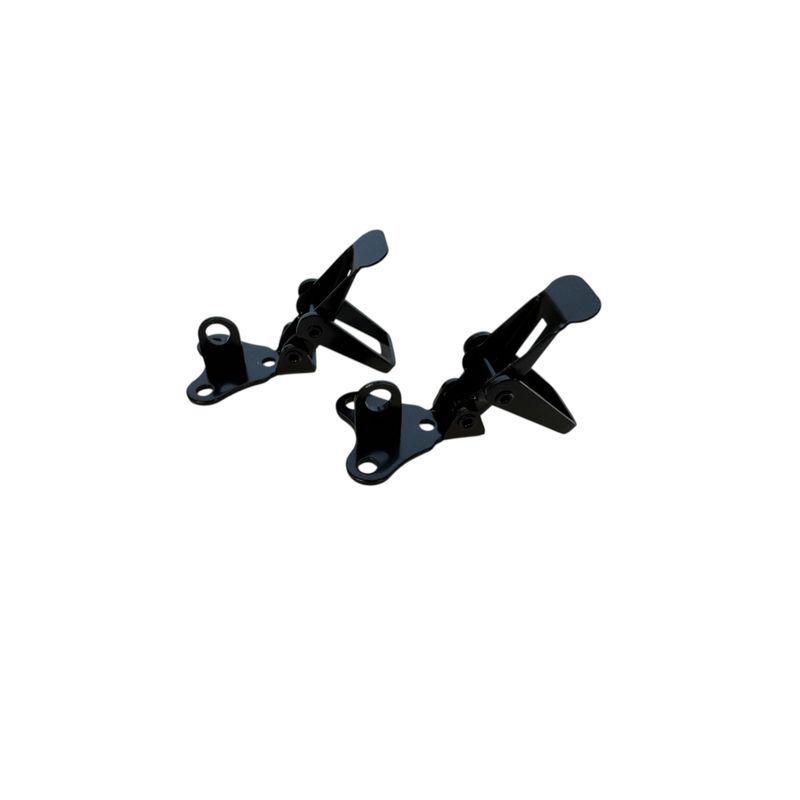 Låsbart panel-lås 42 mm Svart 2-pack