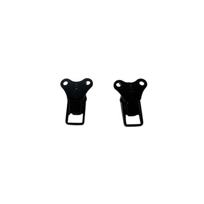 Låsbart panel-lås 42 mm Svart 2-pack