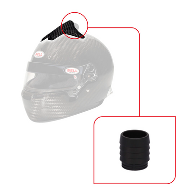FORCED AIR 8 HOLE TOP/NOZZLE (V05) KIT - CARBON FIBER BELL HELMET