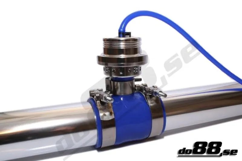 Silikonslang Blå T 3’’ + 1,25’’ (76mm+32mm)