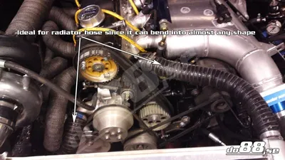 Silikonslang Svart Flexibel 1,18" (30mm)