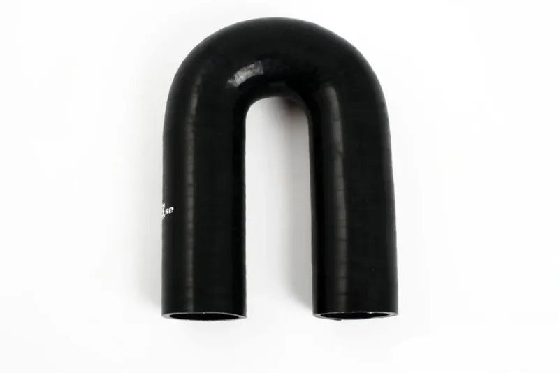 Silikonslang Svart 180° 1,5" (38mm)