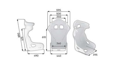 RACING SEAT HRC ONE LITE FIA 8862-2009