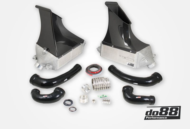 Porsche 991 Turbo 2013- Intercooler kit för do88 Y-Rör