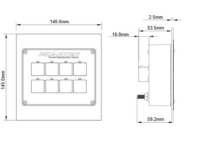 CARTEK RETRO Power Distribution Panel