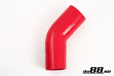 Silikonslang Röd 45 grader 3,125´´ (80mm)