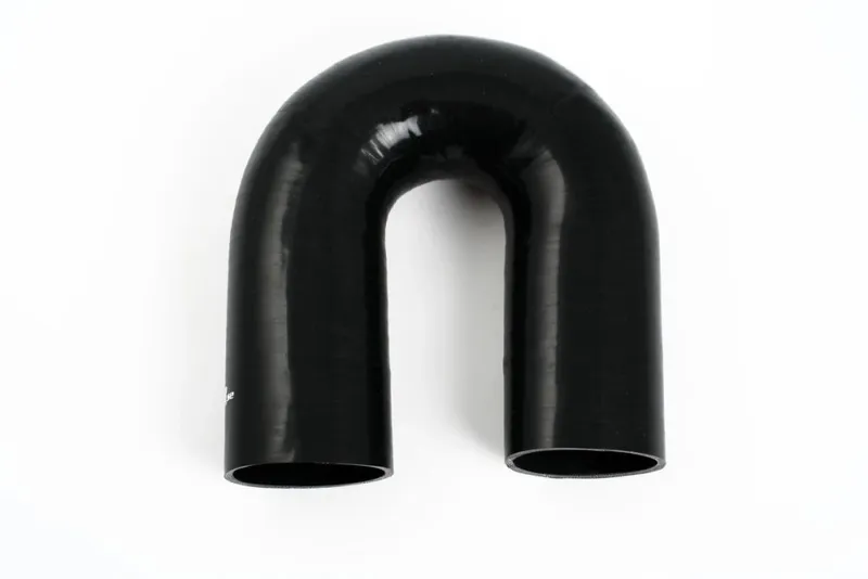 Silikonslang Svart 180 grader 3,75’’ (95mm)