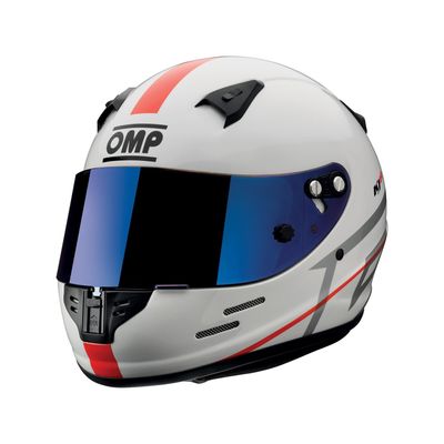 OMP KJ8 EVO barn/ungdom karting hjälm med viktkrav CMR 2016