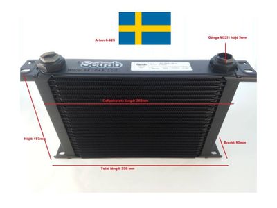 Setrab Oljekylare 25 Rader