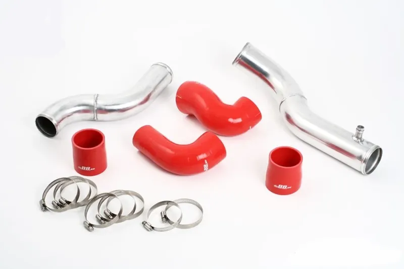 Volvo 740/940 Turbo Toppanslutning Rörkit med Röda Slangar